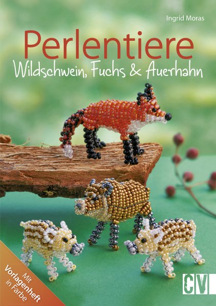 Perlentiere Wildschwein Fuchs & Auerhahn von Ingrid Moras