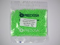 Rocailles 2,6mm 9/0 satt NEON grün Rocailles 2,6mm 9/0 satt NEON grün