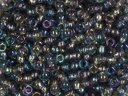 Rocailles 2,6mm rainbow grau 17g