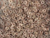 Rocailles 2,6mm 9/0 Farbeinzug matt braun Rocailles 2,6mm 9/0 Farbeinzug matt braun