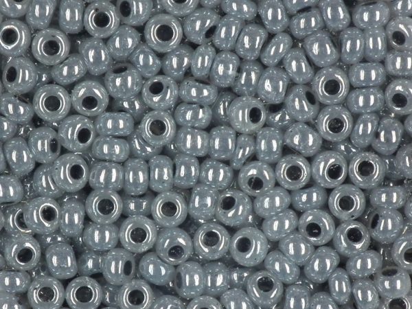 Rocailles 2,6mm wachs grau in 17g