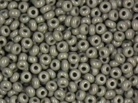 Rocailles 2,6mm 9/0 satt grau
