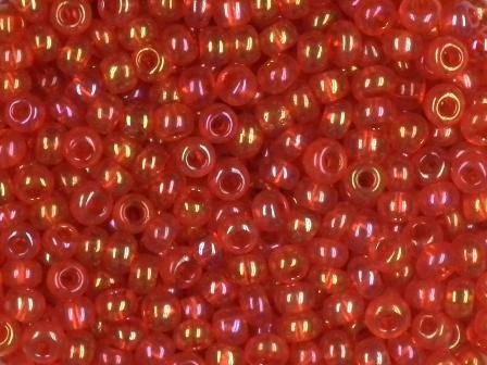 Rocailles 2,6mm rainbow orange 17g