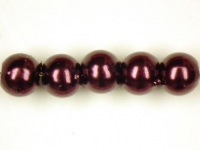 Wachsperlen weinrot 4mm 100 Stück Wachsperlen weinrot 4mm 100 Stück