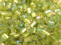 2-Cut 11/0 2,m Transparent AB Hellgrün 2-Cut 11/0 2,m Transparent AB Hellgrün