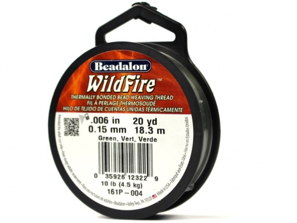 Beadalon WildFire 0,15mm schwarz ca 45,8m Spule