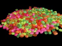 Solo Beads 2,5x5mm Neon satt gelb Solo Beads 2,5x5mm Neon satt gelb