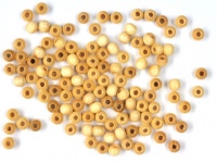 Holzperlen natur 4mm Holzperlen natur 4mm