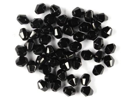 Bicone 5mm Kristall-schwarz