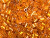 Glasstifte 11/0 2,2mm Silbereinzug Orange Glasstifte 11/0 2,2mm Silbereinzug Orange
