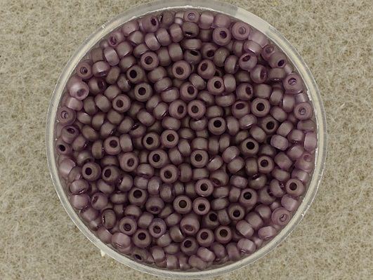 Rocailles 2,6mm matt lustered lila
