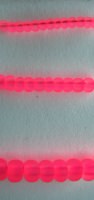 Rocailles 2,6mm 9/0 gefrostet NEON pink Rocailles 2,6mm 9/0 gefrostet NEON pink