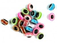 Augenperlen 6 x 8mm lang Augenperlen 6 x 8mm lang