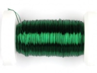 Kupferdraht lackiert 0,25mm, 50m metallic grün