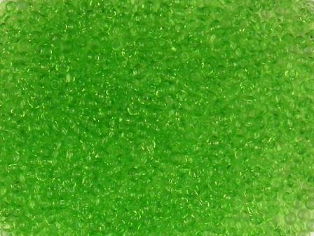 Rocailles 1mm transparent hellgrün