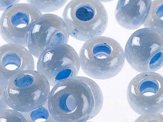 Rocailles 2,6mm 9/0 seiden-metallic pearl blau