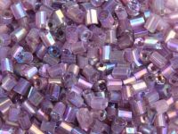 Glasstifte 11/0 2,2mm Transparent AB Blau Glasstifte 11/0 2,2mm Transparent AB Blau